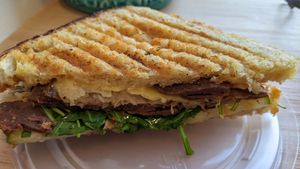 Seitan Pastrami Ruben at Dr Legumes in Folkestone