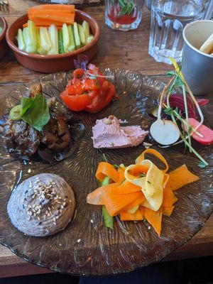 Sharing platter at Dr Legumes in Folkestone