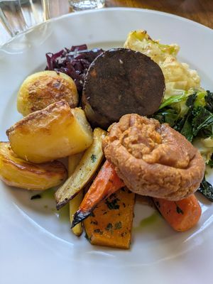 Vegan roast at Dr Legumes in Folkestone