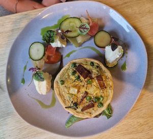 Quiche at Dr Legumes in Folkestone