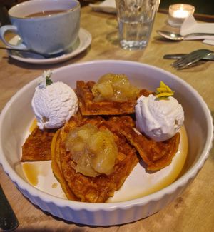 Waffles at Dr Legumes in Folkestone