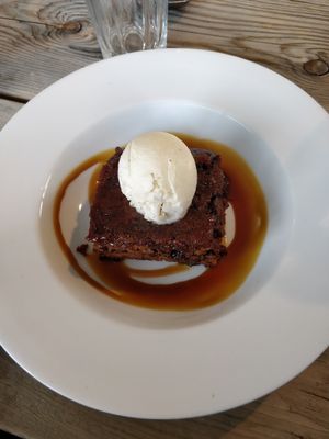 Sticky toffee pudding at Dr Legumes in Folkestone