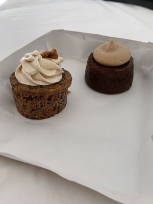 Carrot cake, sticky date at Europa Cake Shop in St Kilda