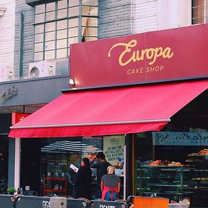 shop front at Europa Cake Shop in St Kilda