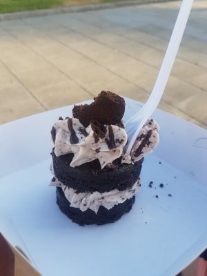 Cookies and Cream chocolate thingy at Europa Cake Shop in St Kilda