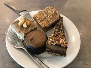 Vegan cakes at Europa Cake Shop in St Kilda