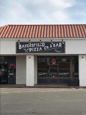 Entrance to restaurant  at Bakersfield Pizza Co in Bakersfield