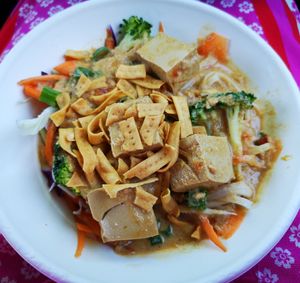 Buddha Satay Bowl with added tofu at freshii in West Perth