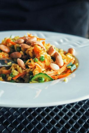 Curry fried rice with pineapple at Ctyri Sestry in Kutna Hora