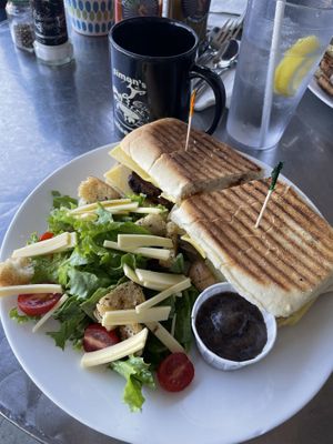 The Taos panini at Simon's Coffee House in Sarasota