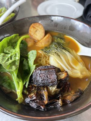 Scallop Ramen at Simon's Coffee House in Sarasota