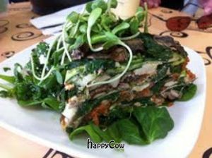 Best Raw Lasagna on the Planet at Simon's Coffee House in Sarasota