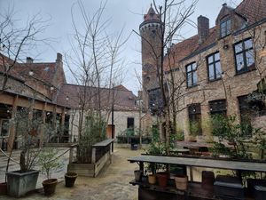 Terrace at De Republiek in Bruges