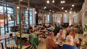 Interiir at De Republiek in Bruges