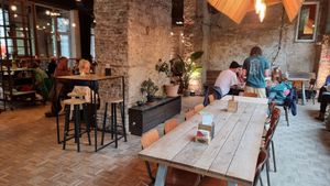 Interior at De Republiek in Bruges