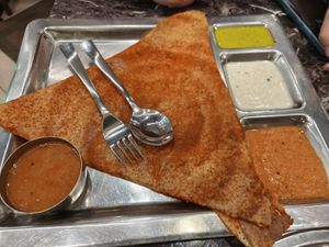 Dosas at Saravana Bhavan - Lebuh Ampang in Kuala Lumpur