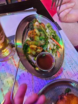 Broccoli - really tasty sorry fuzzy photo! at Naamaste Indian Restaurant in Paphos