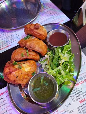 Garlic mushrooms at Naamaste Indian Restaurant in Paphos