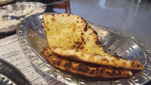 Peshwari Nan at Naamaste Indian Restaurant in Paphos