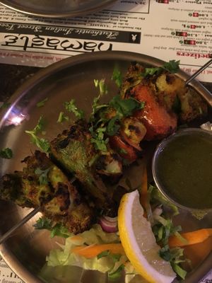 Tandoori broccoli at Naamaste Indian Restaurant in Paphos