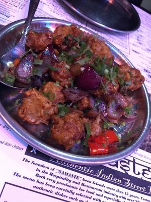 Gobi Manchurian, my fav! at Naamaste Indian Restaurant in Paphos