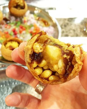 Sev Puri's inner world at Naamaste Indian Restaurant in Paphos