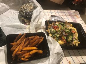   at Vegan Burger Brothers in Amsterdam