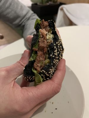   at Vegan Burger Brothers in Amsterdam