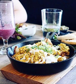 skillet at enVie in New Orleans