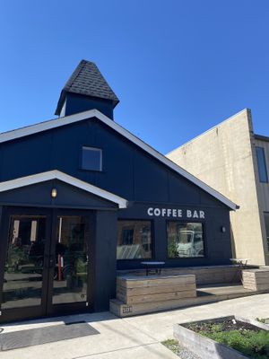 Outside at Falcon Coffee Bar in Nashville