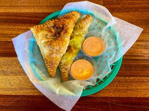 Empanadas at Falcon Coffee Bar in Nashville