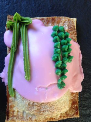 Mixed berry pop tart at Falcon Coffee Bar in Nashville