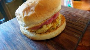 Bodega sandwich. Nice and light at Falcon Coffee Bar in Nashville