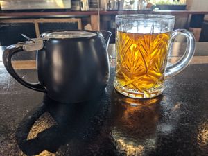 Mint tea at Falcon Coffee Bar in Nashville