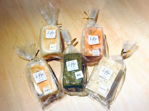 Rice flour braed. Each 390+tax.  at L for You in Tokyo