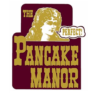 logo at The Pancake Manor in Brisbane
