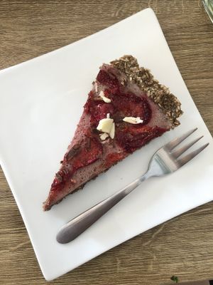 Dessert at Vegano Cafe in Krakow