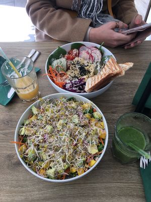 Amazing salat! at Vegano Cafe in Krakow