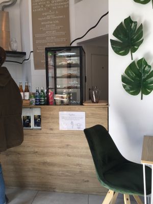 Inside  at Vegano Cafe in Krakow