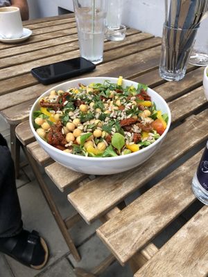 Moroko salad at Vegano Cafe in Krakow