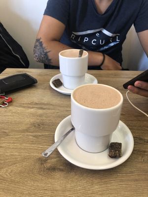 Hot kakao at Vegano Cafe in Krakow