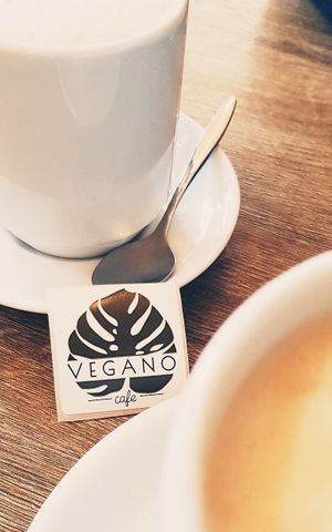 Coffee at Vegano Cafe in Krakow