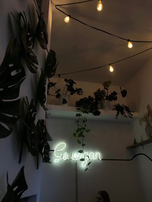 Interior  at Vegano Cafe in Krakow