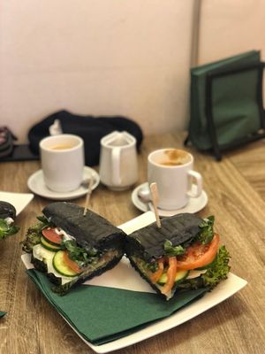 Chiabatty nr. 1 at Vegano Cafe in Krakow
