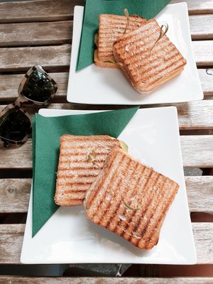 This is 4 pieces of toast (just an FYI) at Vegano Cafe in Krakow