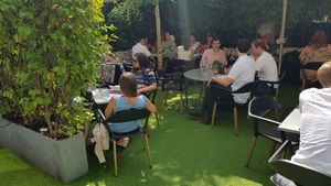 The garden at The Phene in South West London