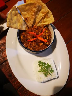 Chili sin Carne (vegan)  at Monkey Republic in Kampot