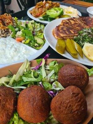 Good food at Bayt Em Nazih in Beirut