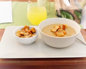 Supa crema de linte  at Pofta de Verde in Constanta