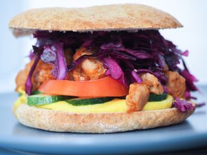 Vegan Doner at Pofta de Verde in Constanta